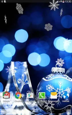 Winter Night Live Wallpaper android App screenshot 3