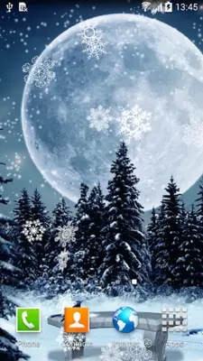 Winter Night Live Wallpaper android App screenshot 6